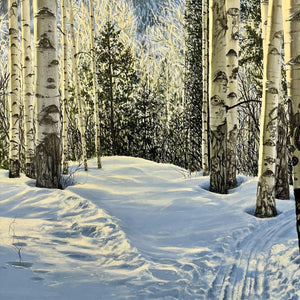 “Golden Hour In Winter; Tom Blake Trail”