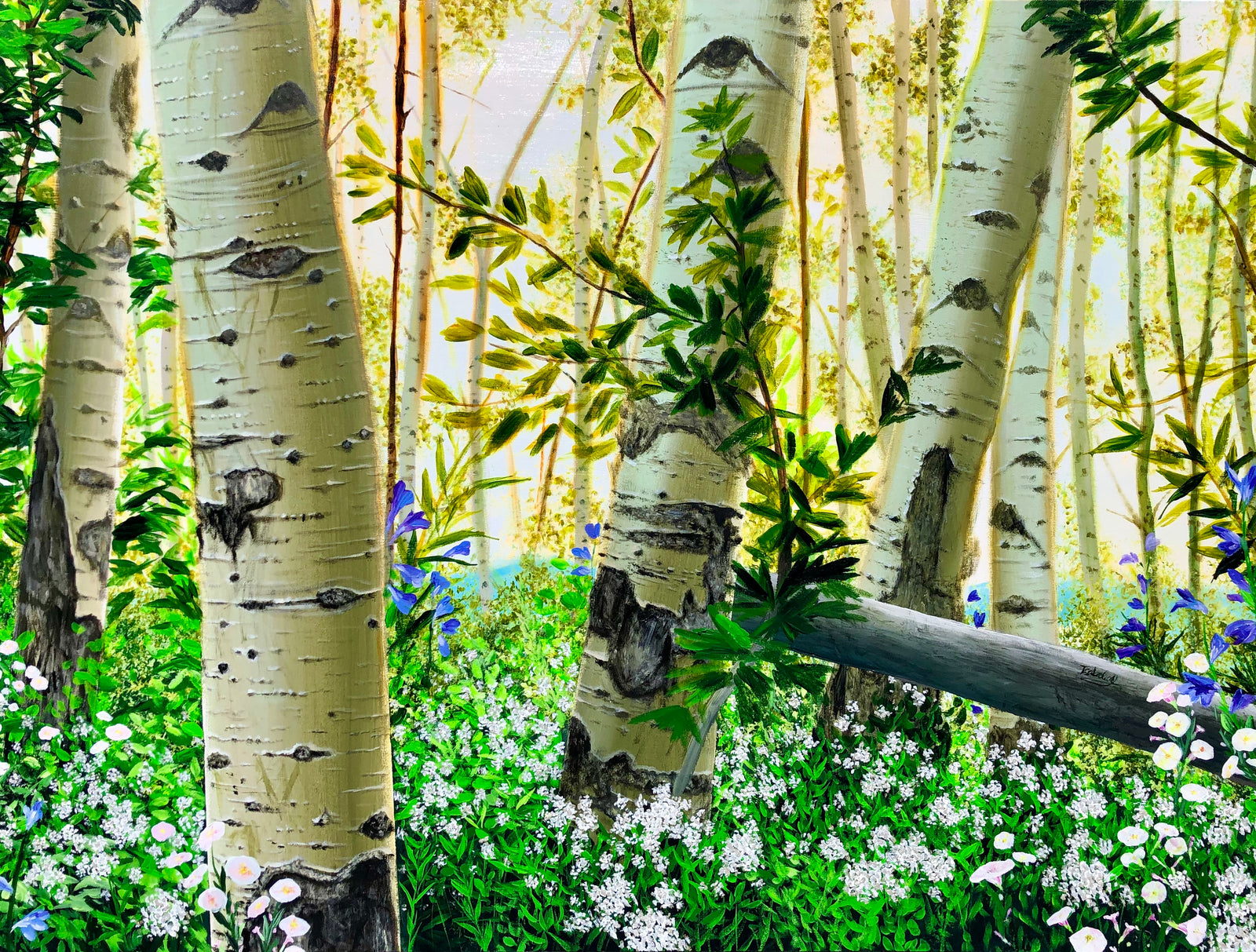 “White, Glimmer and Green”