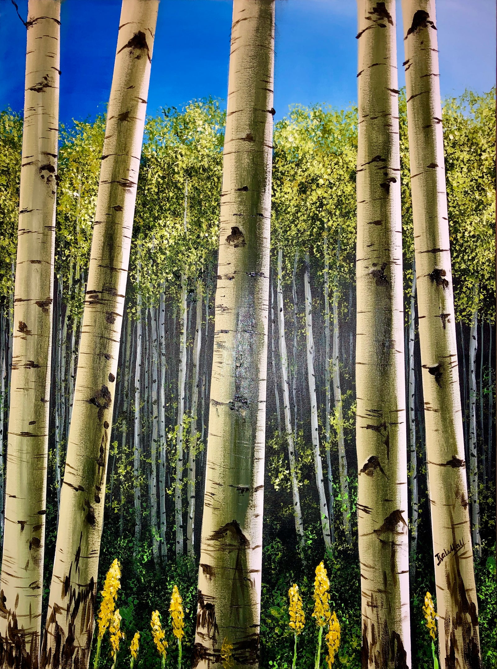 Live painting for fundraiser.