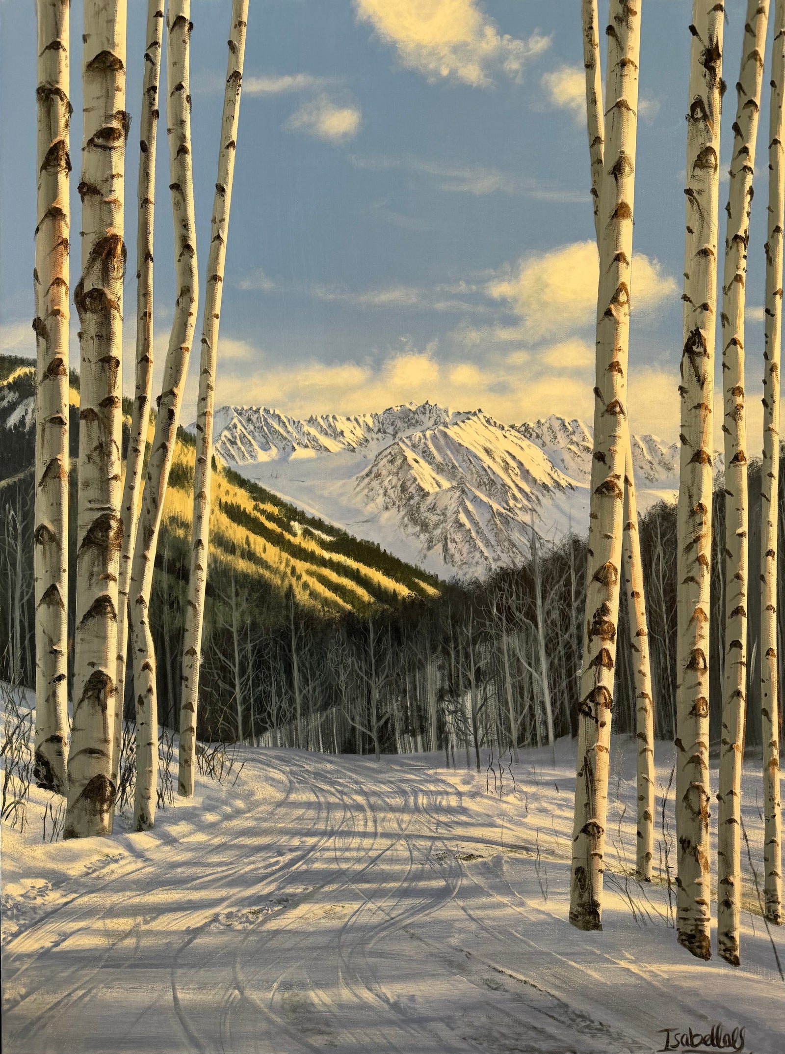 “Spring Light On Castle Creek Road”