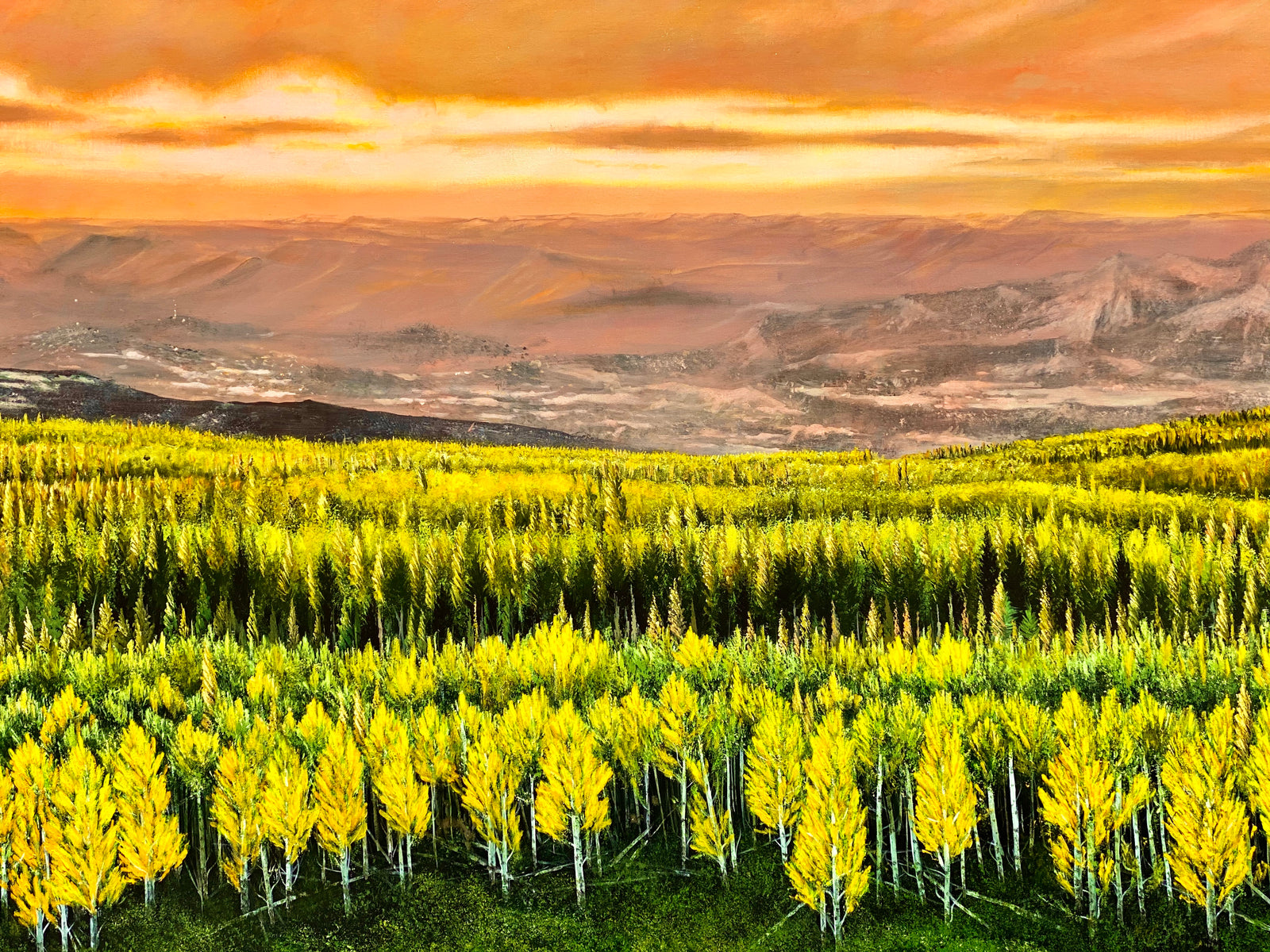 “Sunset On Grand Mesa”