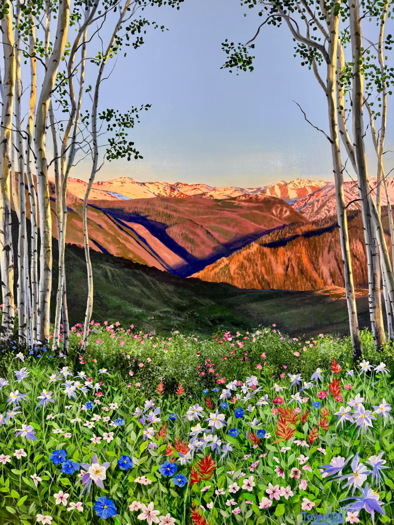 “When The Mountains Turn Red”