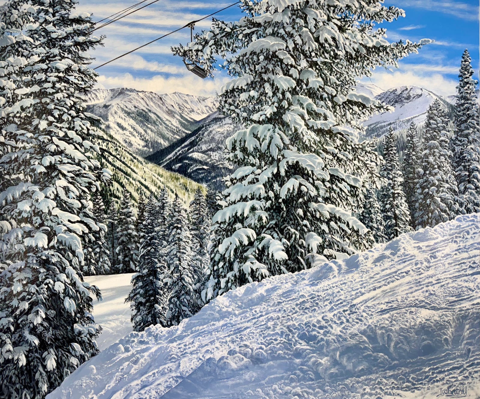 “Perfect Day: Hero Skirun On Aspen Mountain”
