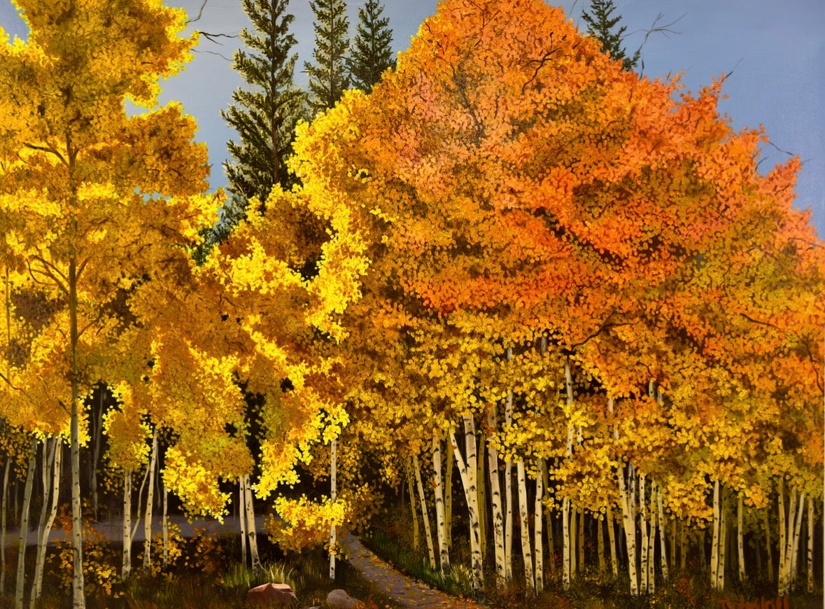 “ All the Colors Of Aspen; Tom Blake Trailhead”