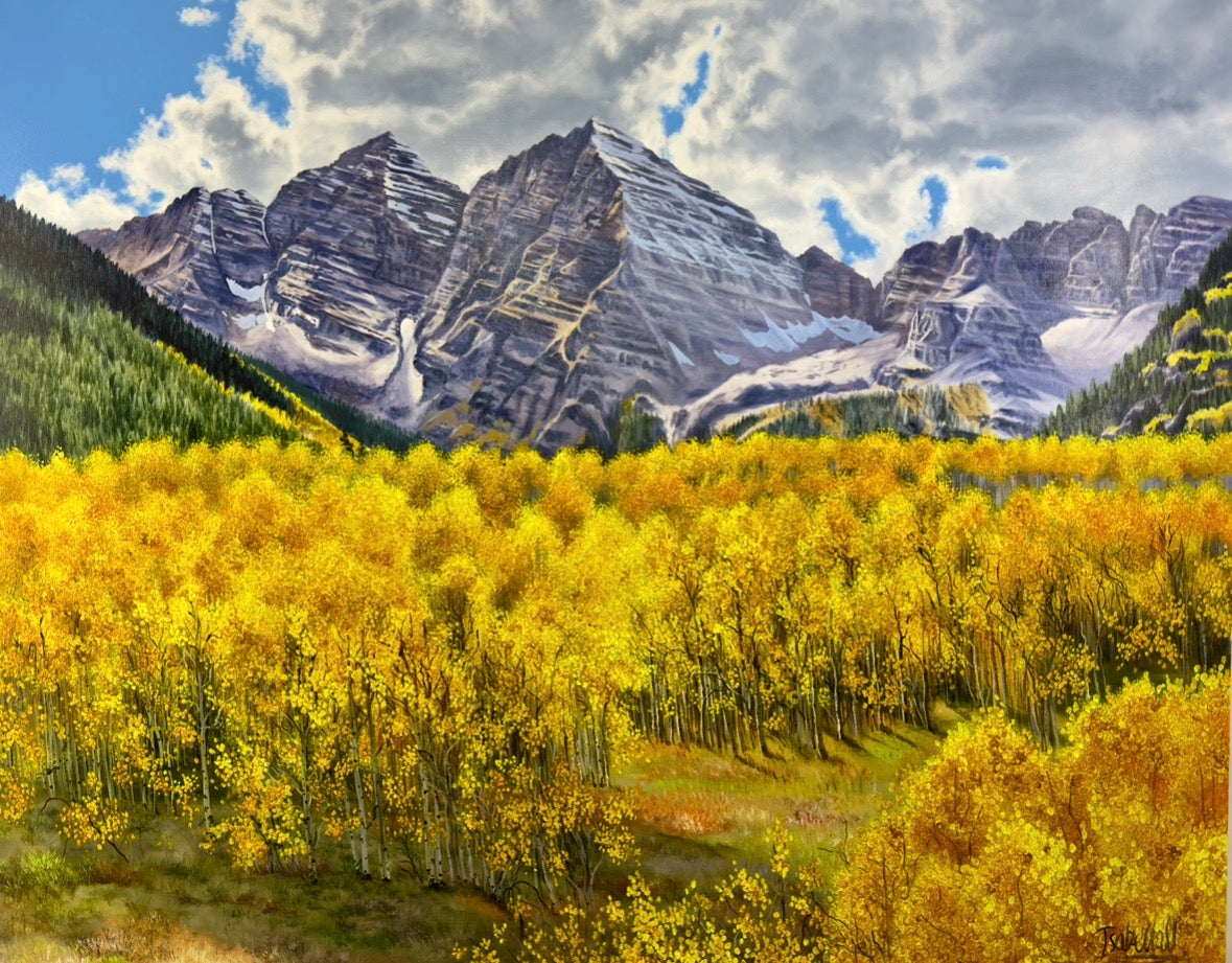 “Look To The Side Of The Road: Maroon Bells”