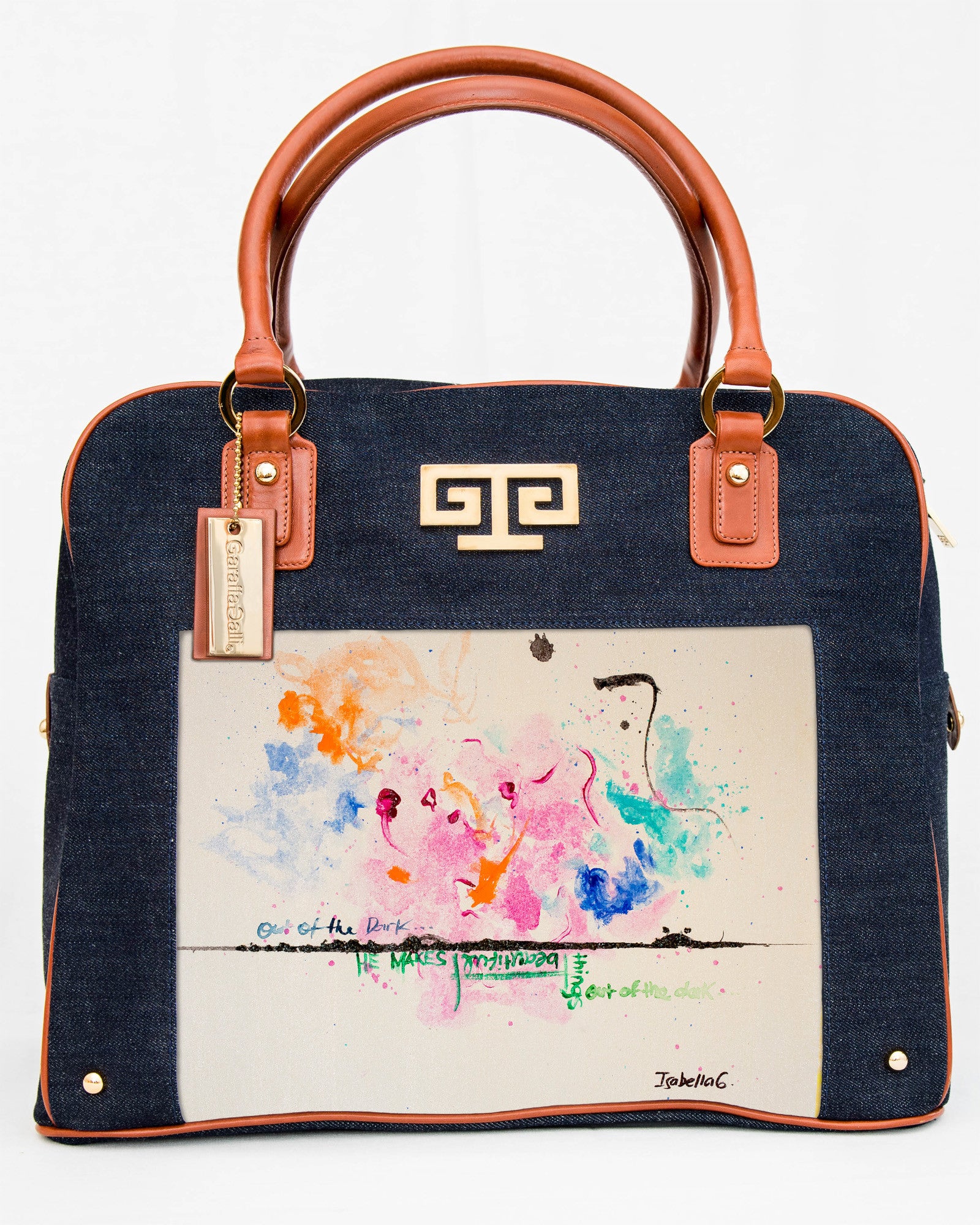 Out Of The Darkness Art Satchel Handbag