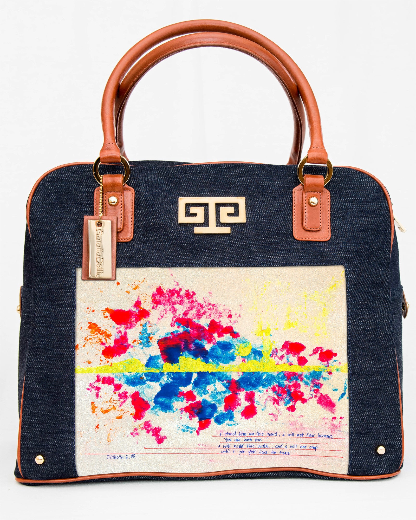 I Stand Firm Art Satchel Handbag