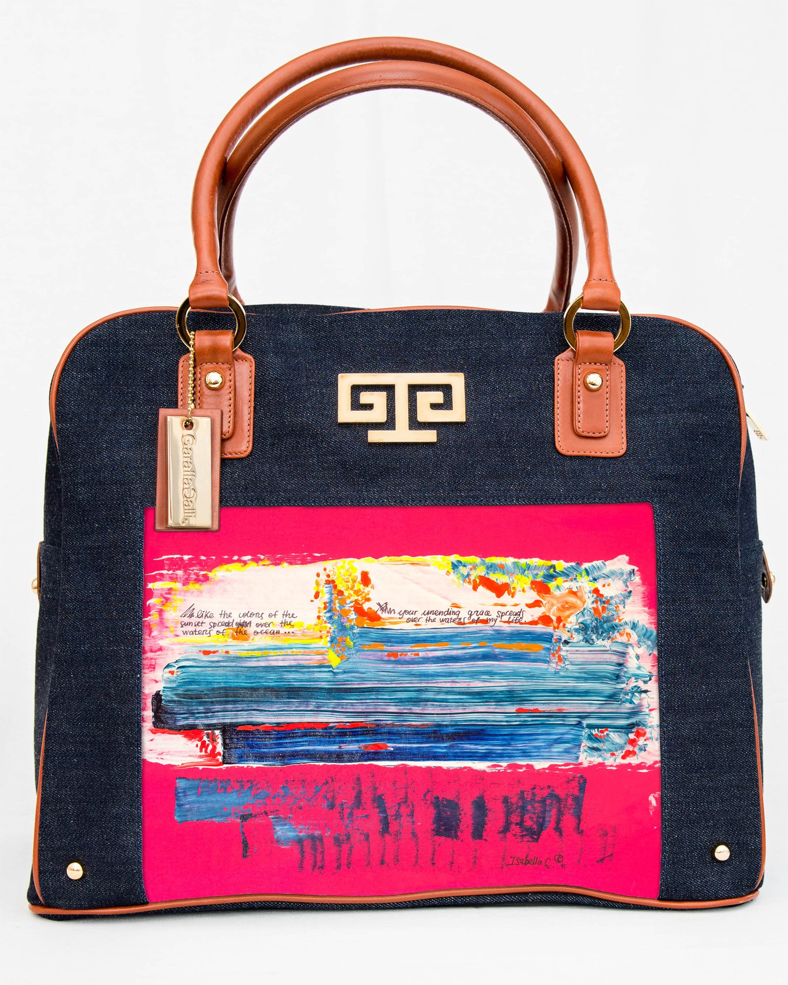 If Grace Was An Ocean Art Satchel Handbag