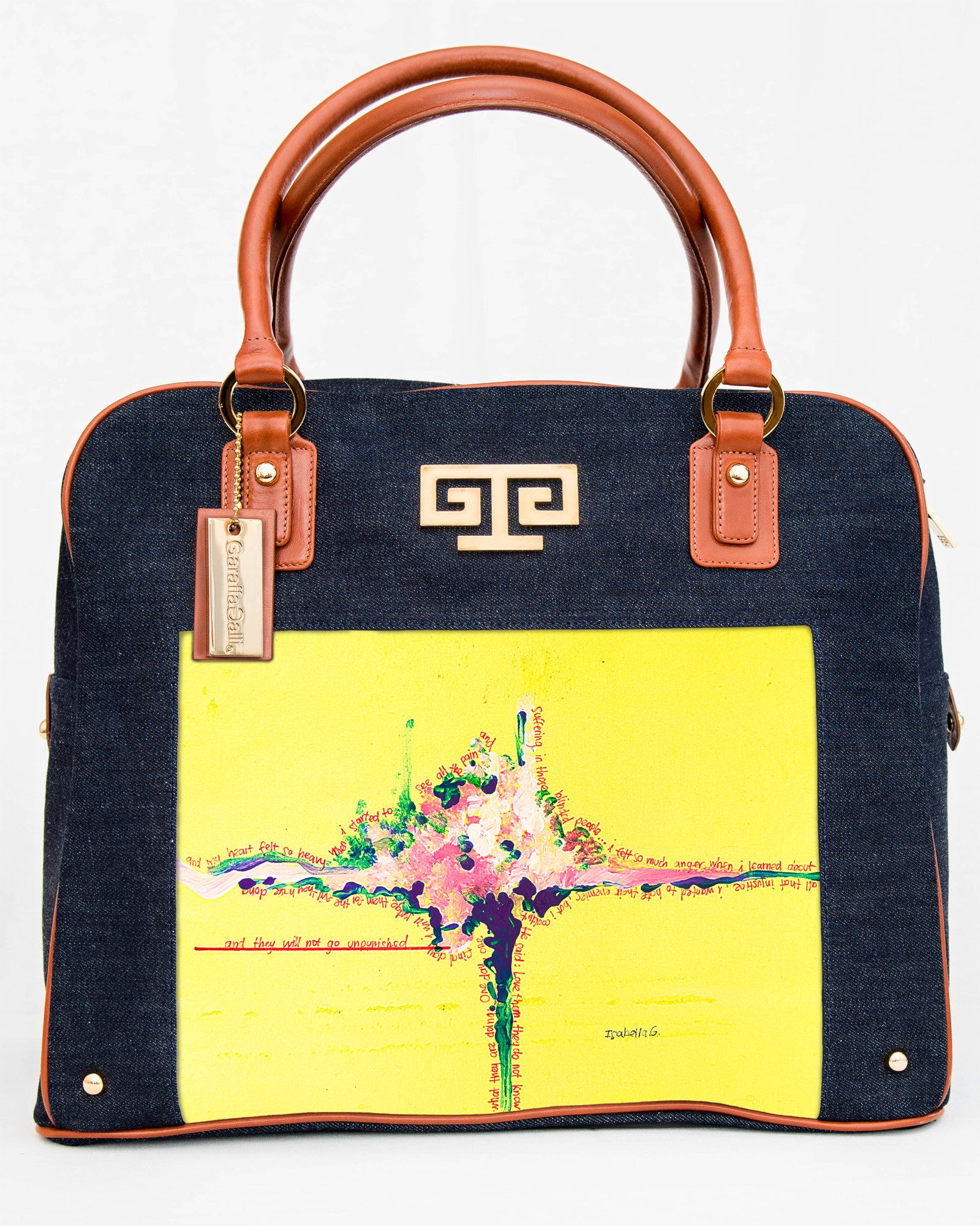 They Will Not Go Unpunished Art Satchel Handbag