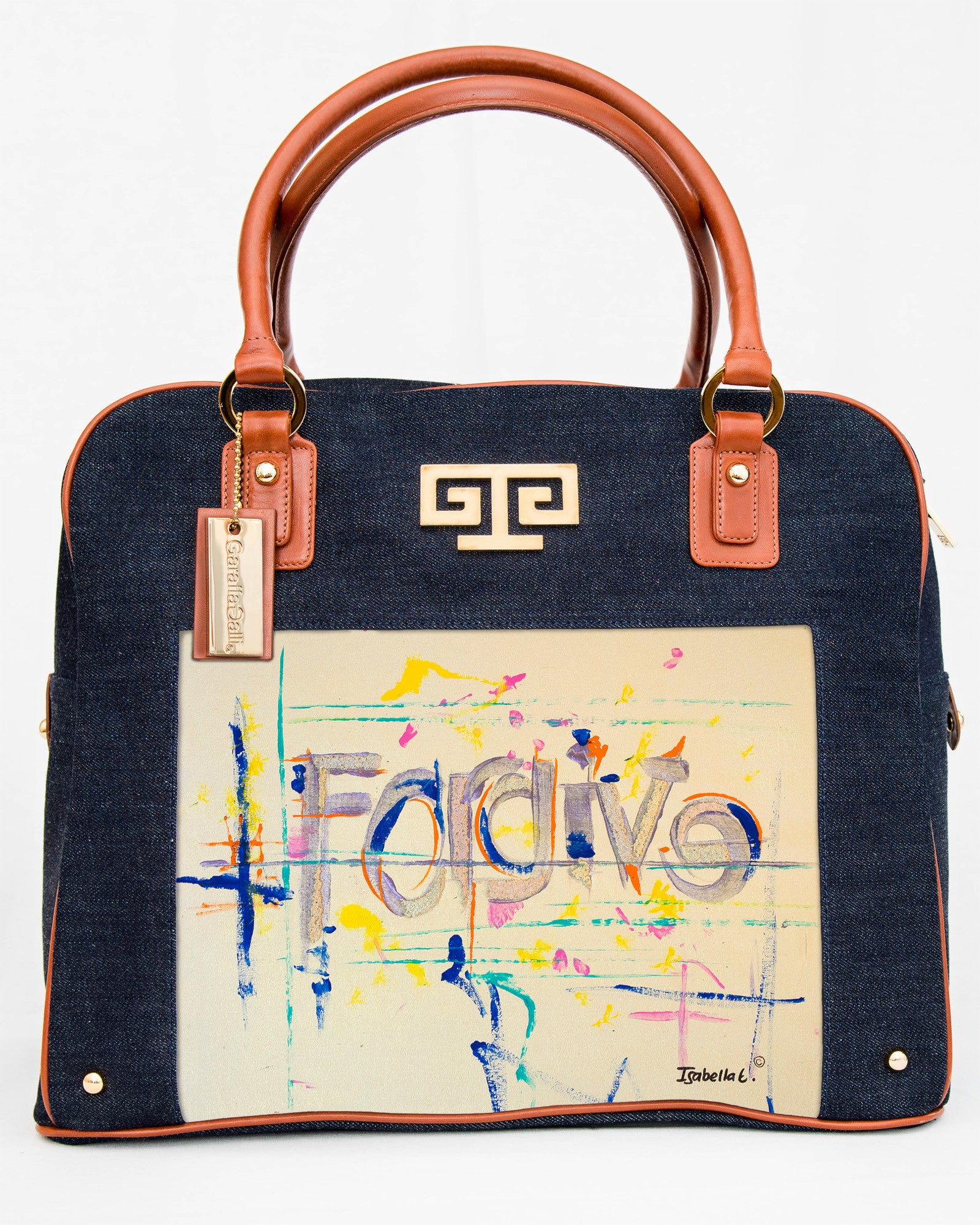 Forgive Art Satchel Handbag
