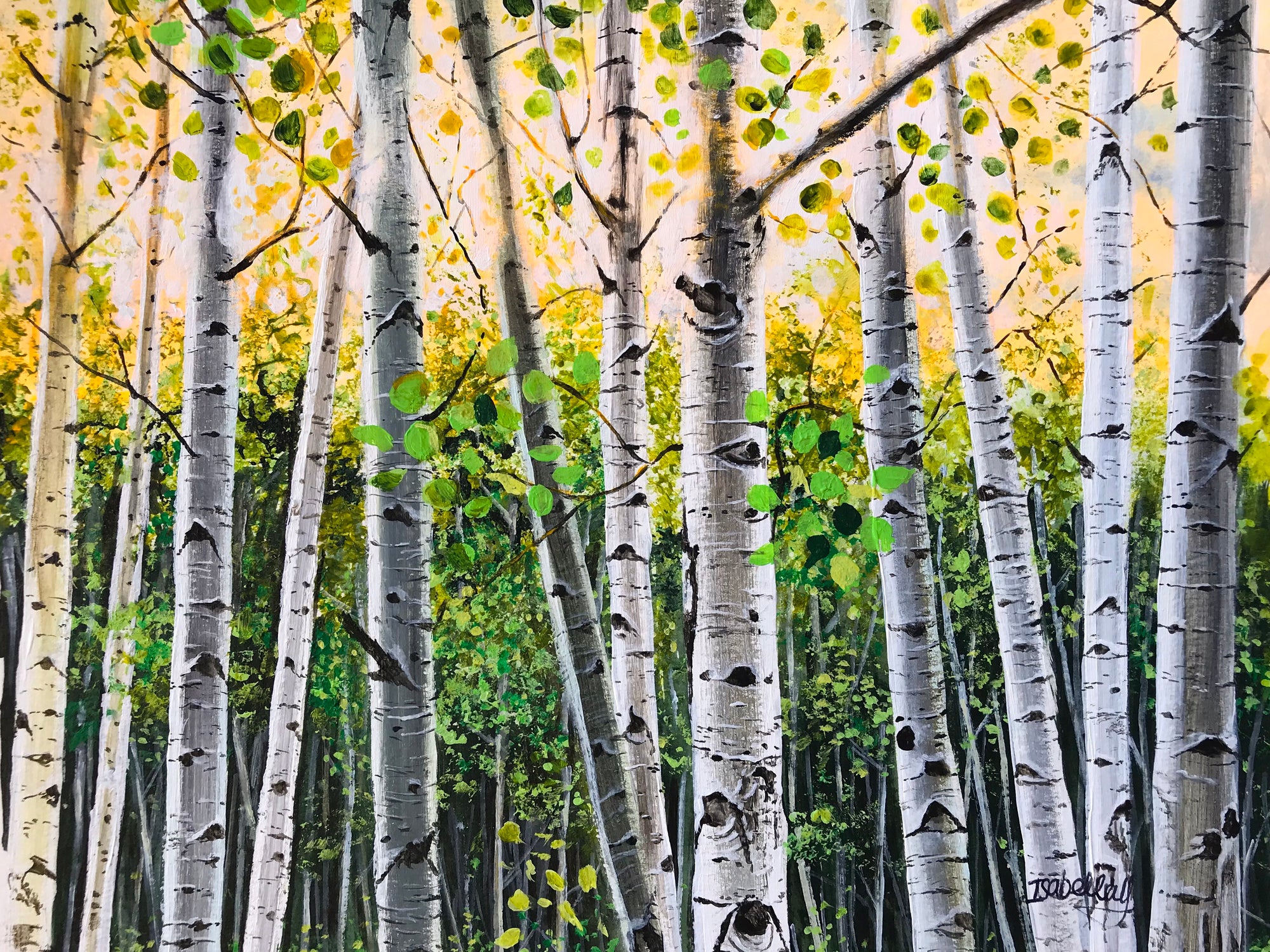 Aspen Trees artwork
